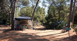Mietobjekt: Stellplätze für Zelte und Wohnwagen für Ferien auf einem Campingplatz bei Porquerolles