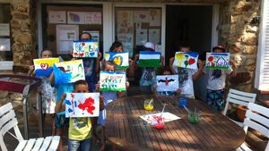 Aktivitäten im Kinder Club während der Familienferien an der Côte d’Azur