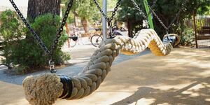 Aire de jeux Extérieur Enfants Famille Vacances	Spielplatz an der frischen Luft für Kinder während der Familienferien