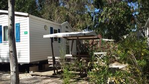 Mietobjekt: Mobilhaus für naturnahe Ferien auf einem Campingplatz