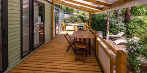 Mietobjekt der Luxusklasse für Familienferien auf einem Campingplatz in La Londe les Maures 