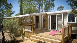 Hochwertiges Mobilhaus mit Klimaanlage auf einem Campingplatz**** im Departement Var