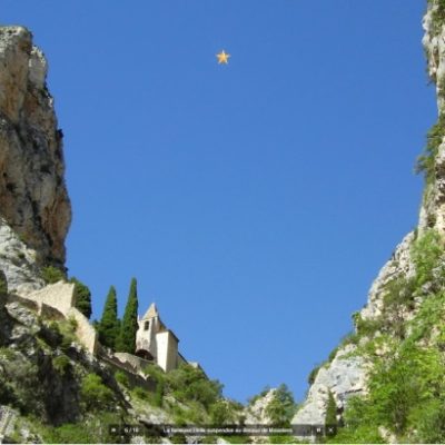 Moustiers Ste-Marie können Sie vom Campingplatz aus entdecken