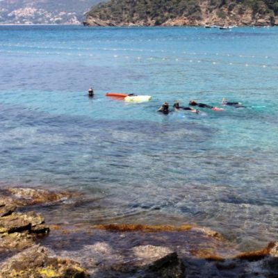Unterwasserpfad in Rayol