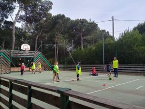 Campingplatz mit sportlichen Aktivitäten in der Nähe vom Mittelmeer