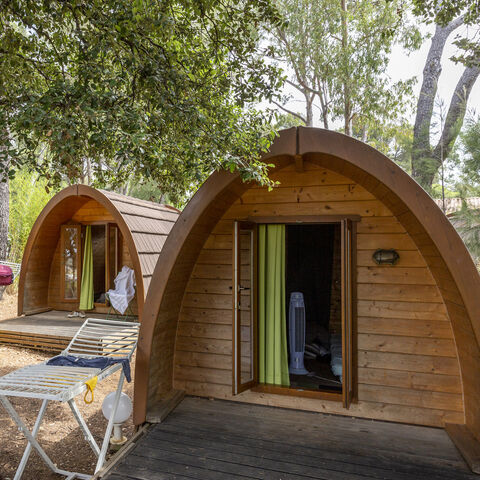 Glamping:Das Holzhaus