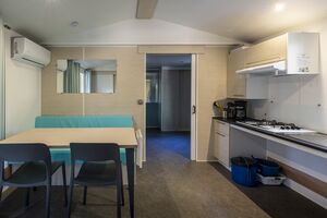 Viel Platz und Komfort in einem barrierefreien Mobilhaus für Menschen mit Handicap