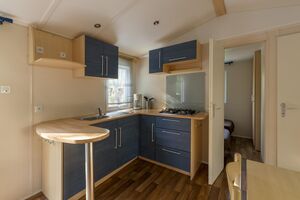 Preisgünstiges Mobilhaus mit allem Komfort auf einem Campingplatz in Bormes-les-Mimosa