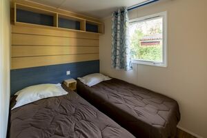 Preisgünstiges Mobilhaus auf einem Campingplatz im Departement Var