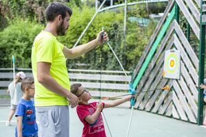 Aktivitäten auf dem Campingplatz - Sport im Kinder Club an der Côte d’Azur