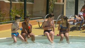 Auf dem familienfreundlichen Campingplatz in Südfrankreich ist das Wasserparadies auch das Paradies der Kinder 