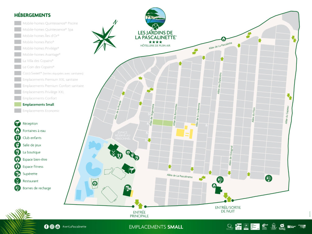 Situation Standardstellplätze