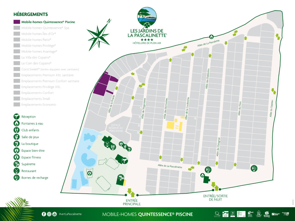 Situation Superluxuriöses Premium-Mobilheim mit privatem Pool oder Spa