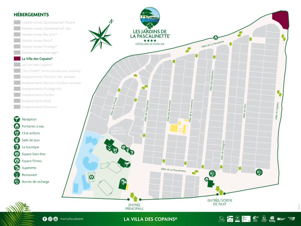 Situation La Villa des Copains®