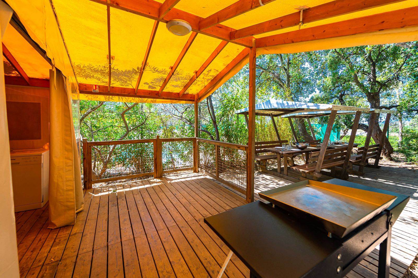 Ferien für 10 Freunde auf einem naturnahen Campingplatz