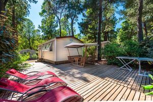 Geheimtipp: naturnaher Campingplatz mit viel Vegetation in La-Londe-les-Maures 