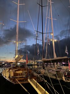 Schiffe im Hafen von Saint Tropez