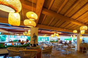 Das Restaurant auf unserem Campingplatz am Mittelmeer und im Departement Var