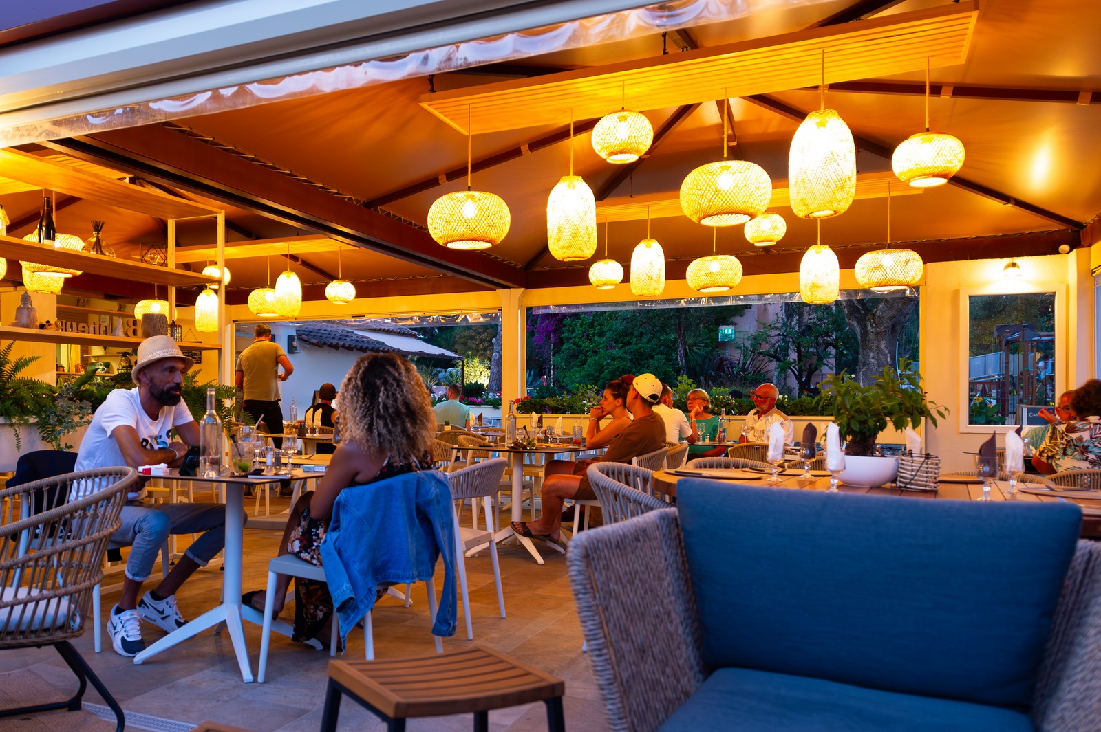 Ein preisgünstiges Restaurant im Departement Var
