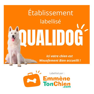 Unser hundefreundlicher Campingplatz hat “2 Hundeschnauzen” vom Label ‘Qualidog’ erhalten!